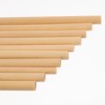 thumbnail image 3 of Gymnture 10pcs Biodegradable Reusable Bamboo Straws for Cold Drinks, 3 of 10