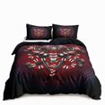 thumbnail image 4 of Butterfly And Death Moth Bedding Set For Girls Gothic Skull Boho Comforter Cover Decor Bedroom Sun and Moon Pattern Duvet Cover, 4 of 6