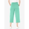 thumbnail image 2 of Woman Within Plus Size Sport-Knit Pull-On Capri Pants, 2 of 6