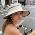 thumbnail image 6 of Sun Protection Hat, Usupdd Wide Brim Sun Hat UPF 50+ Windproof Breathable, Outdoor Fisherman Hat for Beach Travel Hiking Fishing with Adjustable Chin Strap, Beige, 6 of 6