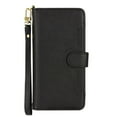 thumbnail image 3 of ELEHOLD Zipper Wallet Case Compatible Samsung Galaxy Z Fold 4.PU Leather Magnetic Card Slots Shockproof Zipper Pocket Flip Cover for Samsung Galaxy Z Fold 4 7.6 inch,Black, 3 of 9