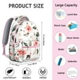 thumbnail image 6 of "Stylish Wildflower & Sunflower College Backpack - Roomy University Bag with 15" Laptop Pocket, Chic Floral Pattern, Ergonomic Strap System", 6 of 6