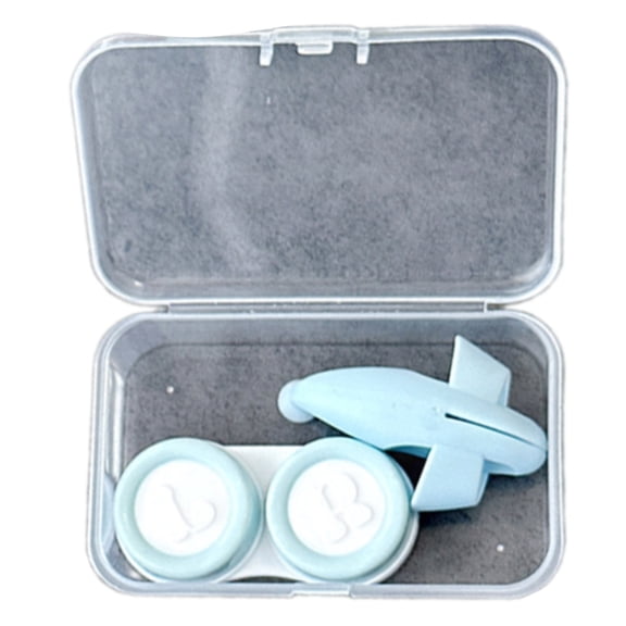 ZPAQI Compact Contact Lenses Case and Remover Wearing Tool Set Contact Lenses Tweezers