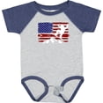 thumbnail image 3 of Inktastic Snowboarding Us Flag Boys or Girls Baby Bodysuit, 3 of 5
