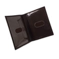 thumbnail image 1 of Cartera con 2 carteras de piel, doble carné, color marrón, 10 x 8 cm, 1 of 8