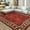 Rouge, variante sur Bingirl Tapis 8*10 Pieds (244*305cm) 100 % Polyester Poids de Pile 350Gsm (Poids Total Environ 1150Gsm) Velours Perle Coton Tpr Lavé Tapis Pliant - Moderne - Hongkuo (Nouveau) Bleu-Vert