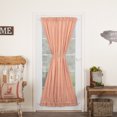 thumbnail image 2 of VHC Brands Sawyer Mill Red French Door Panel Curtains Farmhouse Country Striped Window Drapes 72x40 for Patio Side Door, 2 of 2