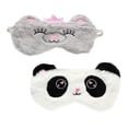 thumbnail image 3 of MasteelfCA 2Pcs Sleep Eye Masks Cartoon Eye-Shade Blindfold Panda Bear Eye Patches, 3 of 7