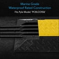 thumbnail image 3 of Pyle 2pcs Cable Ramp End Caps - Finish Pieces for Pyle PCBLCO106 Cable Protector Cover Ramp, 3 of 7