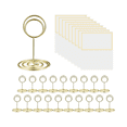 thumbnail image 1 of 20 Pcs Place Card Holders, Table Number Holders, Table Card Holders, Gold Metal Wire Picture/Photo/Menu/Memo/Notes, 1 of 7