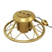 Heavy Duty Fancy Gold Metal Rotating Artificial Christmas Tree Stand
