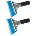 thumbnail image 1 of HEANUJJ 2Pcs Ice Scratchers Stainless Steel Scraper for Film Application, 1 of 8