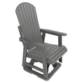 thumbnail image 7 of Mosbrisa HIPS Swivel Patio Glider, Poly Lumber All-Weather Resistant Outdoor Chair, Navy Blue, 7 of 7