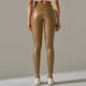 thumbnail image 4 of Gibobby Leggings yoga mujer Leggings de yoga para mujer con bolsillo de PU, corte ceñido, mallas deportivas con forro polar, pantalones elásticos de(Amarillo,G), 4 of 5