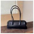 thumbnail image 6 of Cowhide Leather Women Doctor Baguette Bag, Shoulder Underarm Bag, Smooth Texture, 6 of 8