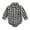 1-B, variant on Otqutp 0-3 Years Baby Boys Girls Patchwork Plaid Print Long Sleeve Shirt Bodysuit Fashion Button Romper Clothes Soft Gentleman Suit Outfits(1-A,2-3 Years)