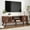 Walnut, variant on 53" Mid Century Modern TV Stand for 50/55/60 inch TV, TV Media Console with Storage for TVs up to 60", Entertainment Center with Slatted Doors for Living Room, Bedroom, Oak