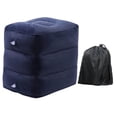 thumbnail image 2 of Reposapiés inflable de altura ajustable con bolsa de almacenamiento, almohada para piernas para viajes en avión, artículos esenciales de para, 2 of 8