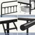 thumbnail image 4 of Topeakmart Metal Bed Frame with High Headboard and Footboard, Black, California King, 4 of 7
