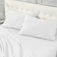 thumbnail image 2 of Warmstar 100% Cotton Twin Flat Sheet Only,600 Thread Count Sateen Soft Breathable Durable Twin Size Flat Bed Sheet 1 Pcs,White., 2 of 5