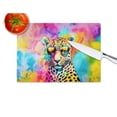 thumbnail image 4 of Carolines Treasures DAC4001LCB 15 x 12 in. Hippie Animal Leopard Glass Cutting Board, 4 of 5