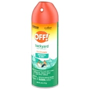 OFF! Backyard FamilyCare Mosquito Repellent, Smooth Dry DEET Aerosol Bug Spray, 6 oz
