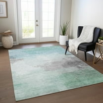 Addison Rugs Chantille Indoor/Outdoor Transitional Modern Seafoam Washable Rectangle Rug, 9' x 12'