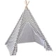 thumbnail image 1 of Wosthever Tienda de juegos para niños, juguete interactivo para niños de jardín de infantes decorativo para interiores, decoración portátil, carpas Raya gris, 1 of 6
