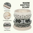 thumbnail image 6 of Vbiger Kids Winter Hat Scarf Glove Set Knit Fleece Lined Beanie Neck Warmer Mittens Ski Set for Toddler Boys Girls 5-10 Years, Gray, 6 of 7