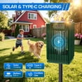 thumbnail image 2 of Solar Bug Zapper Outdoor, 4200V Waterproof Electric Mosquito & Fly Killer Lamp, Insect Trap for Patio & Garden, Green, 2 of 9