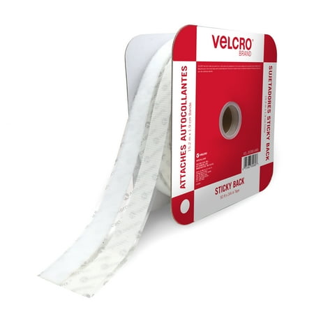 UPC: 0075967300807 | Velcro Sticky Back 50 Feet X 3/4 Inch Tape White 6 Per Case