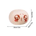 thumbnail image 3 of Btomtd Cute Bun Throw Pillows, 12 Inch Stuffed Dumpling Cushion, Decorative Pillow for Sofa Bed, Gift for Teens Adults, A, 3 of 7
