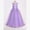 Rainbow Purple, variant on Flower Girl Formal Maxi Wedding Dress Floral First Communion Easter Ball Gown Tween Pageant Junior Bridesmaid Dresses 11-12 Years Pink
