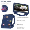 thumbnail image 4 of ELEHOLD for Samsung Galaxy Tab A7 10.4" Kids Case, Cute Cartoon EVA Kids-Friendly Handle Grip Kickstand Shockproof Rugged Protective Case for Samsung Galaxy Tab A7 10.4 Inch 2020, Navyblue, 4 of 7