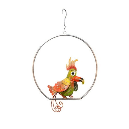 G.W. Schleidt, Inc. Bali Garden Bird on Perch Wall Decor