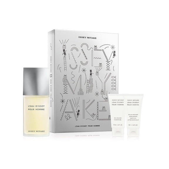 Issey Miyake L'eau D'issey Pour Homme 3 piece 4.2 oz EDT mens gift set NIB