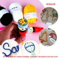thumbnail image 3 of Kit de tejer para niños, kit de tejer de madera francesa de 8 piezas, perfecto para tejer hilo para nietos o niñas, juguete de telar para hacer pulseras, collares TUNC Sencillez, 3 of 5