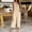 Khaki, variant on GILIGEGE Women Wide Leg One Piece Jumpsuit Sleeveless Loose Baggy Dressy Button Down Romper Casual Summer Outfits with Pocket Linen Overalls for Women Loose Baggy Romper Summer Outfits with Pocket