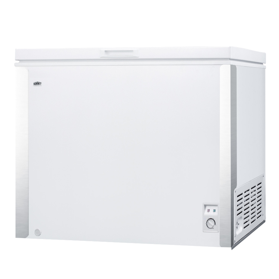 Summit SCFM92 44" Mobile Chest Freezer w/ (1) Basket - White, 115v