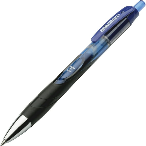 skilcraft NSN5745971 0.7 mm Medium Point Vista Secure Gel Pen, Blue