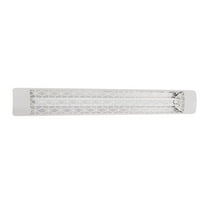 Eurofase Heating - 6000 Watt Electric Infrared Dual Element Heater-480 Voltage-White Finish-Stella Decorative Fascia