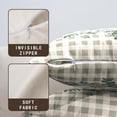 thumbnail image 5 of Spring Daisy Throw Pillow Covers 16x16 Inch Set of 2 Gray Buffalo Check Plaid White Daisies Decorative Pillow Cases Farmhouse Outdoor Linen Pillowcase Cushion Cases for Home Couch Sofa, 5 of 6