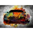 thumbnail image 2 of Traditional Wallpaper Wall Mural - Artistic Car Art, 2 of 5
