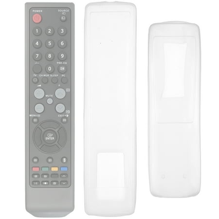 

hongheyi 3 Pcs Remote Control Silicone Covers Transparent Dust Covers Compatible with Television and Air Conditioner