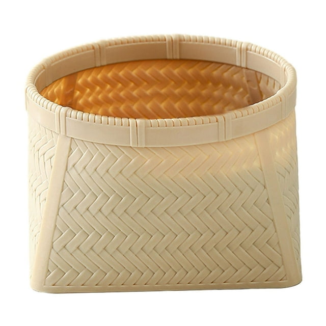 Cesta de almacenamiento de frutas y pan perfecl Cestas de almacenamiento Beige