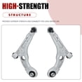 thumbnail image 2 of Hex Autoparts 8pcs Front Lower Control Arm w/ Sway Bar Tie Rod End Suspension Kit replacement for Chrysler 200 2015 2016 2017 except 17 inch (432mm) Wheels, 2 of 5