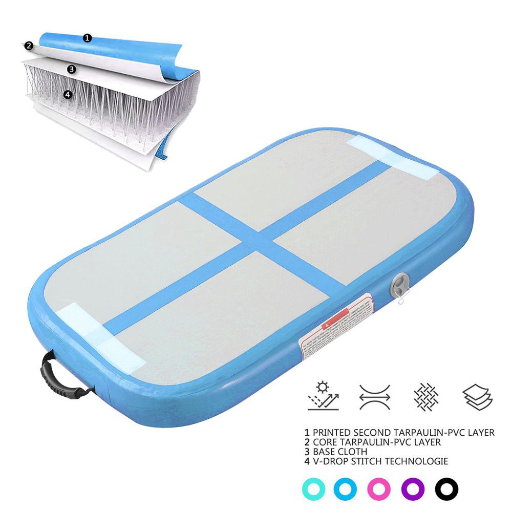 Fbsport Air Track 3.3ft Inflatable Gymnastics Tumbling Air Track Floor