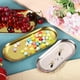thumbnail image 5 of 2 piezas de bandejas decorativas de acero inoxidable, bandejas de baño de 9 pulgadas, bandejas de maquillaje cosmético, bandeja pequeña para servir, dorada, 5 of 5