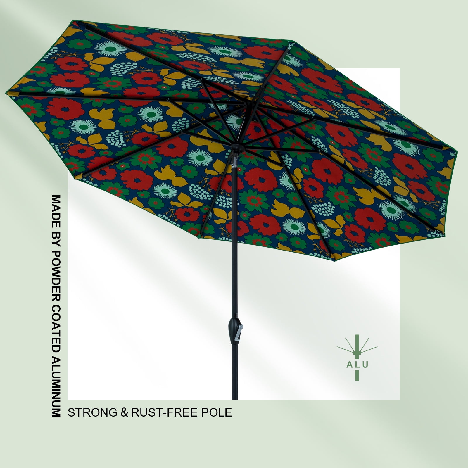 Tempera 10FT AutoTilt patio umbrella