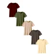 thumbnail image 3 of Paquete Playeras Cuello Redondo 5 Pz Algodón Premium Suave, 3 of 5